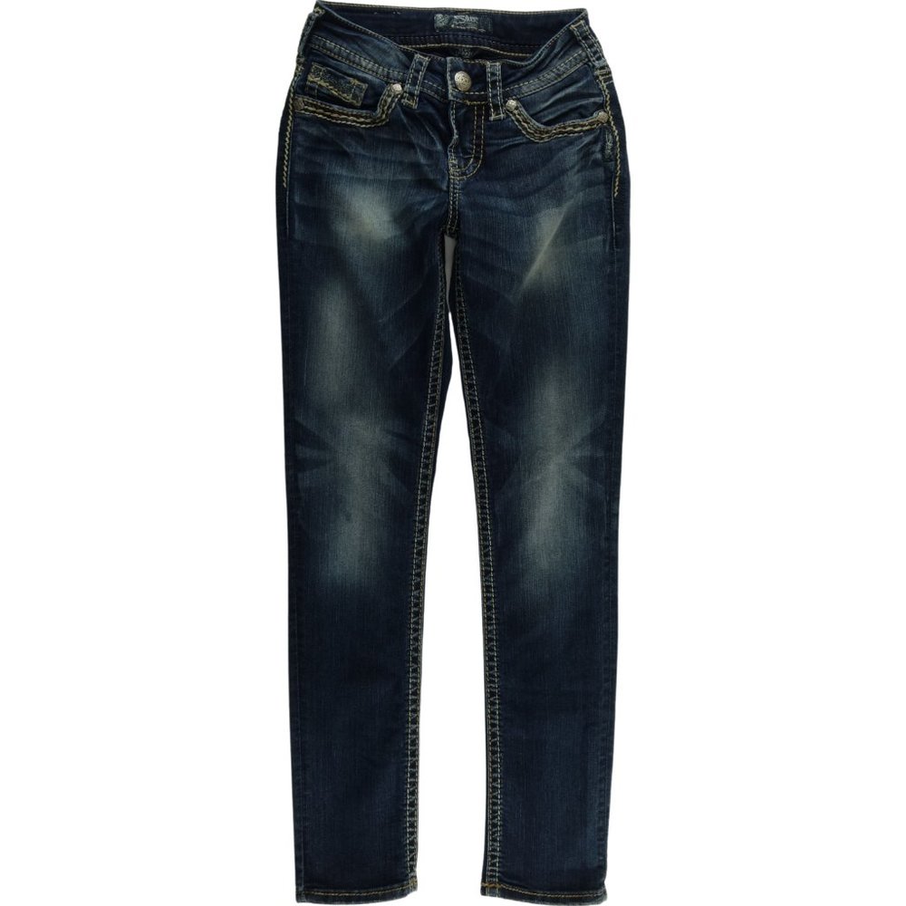 Silver Jeans Suki Skinny Ankle 24 Stretch Low A868